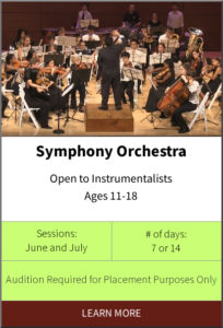 Philadelphia International Music Camp & Festival - Symphony Orchestra Program